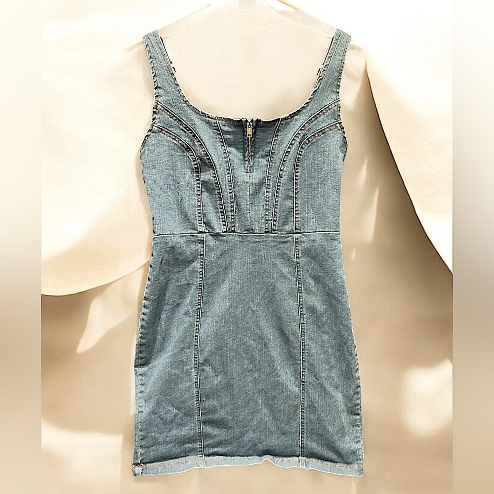 Story of My Dress Blue Sheath Mini Dress